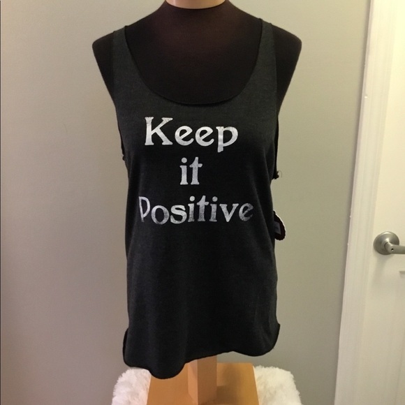 So KEEP IT POSITIVE tank black/white Medium - Picture 15 of 15